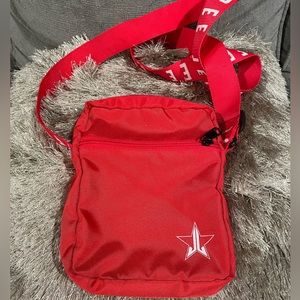 JEFFREE STAR Cross Body Long Strap Travel Hiking Everyday Mini Bag Red